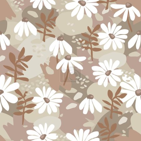 Photo for Beautiful seamless floral pattern for background - Royalty Free Image