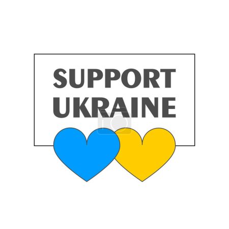 Photo for Ukraine support concept banner - Royalty Free Image