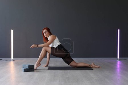 flexibility and stretching training in the dance studio
