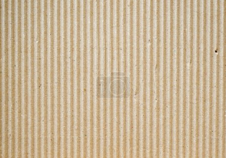 Photo for Brown corrugated cardboard texture background - Royalty Free Image