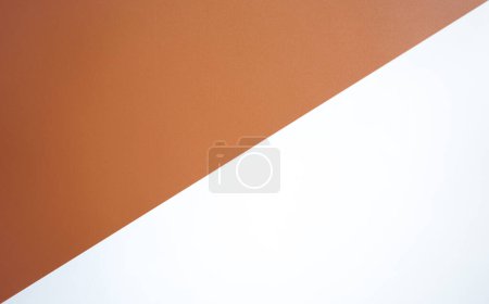 Photo for Abstract geometric background brown and white - Royalty Free Image