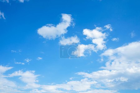 Photo for Blue sky with white clouds - Royalty Free Image