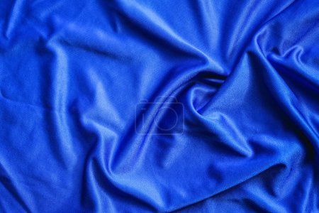Téléchargez les photos : Bleu soie tissu texture fond - en image libre de droit