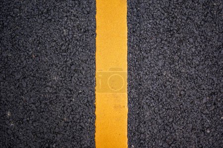 Photo for Asphalt texture background, yellow road - Royalty Free Image