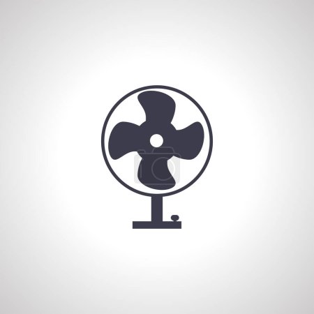 Illustration for Fan icon. Fan icon. - Royalty Free Image