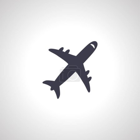 plane isolated icon. aircraft icon