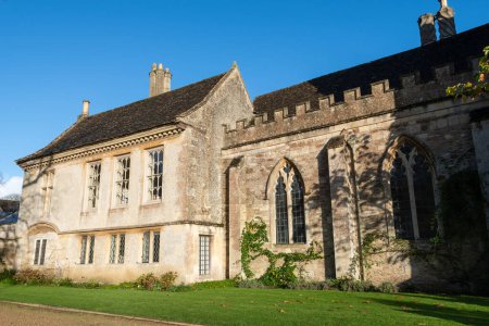Photo for Lacock.Wiltshire.United Kingdom.November 20th 2022.View of Lacock abbey in Wiltshire - Royalty Free Image