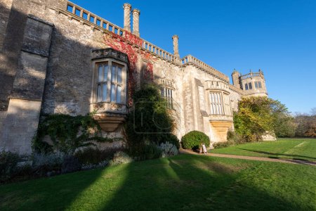 Photo for Lacock.Wiltshire.United Kingdom.November 20th 2022.View of Lacock abbey in Wiltshire - Royalty Free Image