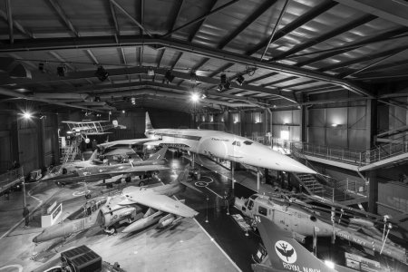 Photo for Yeovilton.Somerset.United Kingdom.October 23rd 2022.The Concorde 002 is on display in hall 4 at the Fleet Air Arm Museum in Somseset - Royalty Free Image