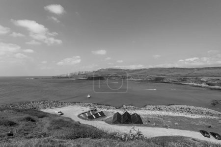 Photo for Landscape photo of Kimmeridge bay in Dorset - Royalty Free Image