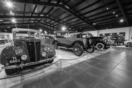 Foto de Sparkford.Somerset.Reino Unido.26 de marzo de 2023.En el Haynes Motor Museum de Somerset se expone una selección de coches clásicos americanos - Imagen libre de derechos