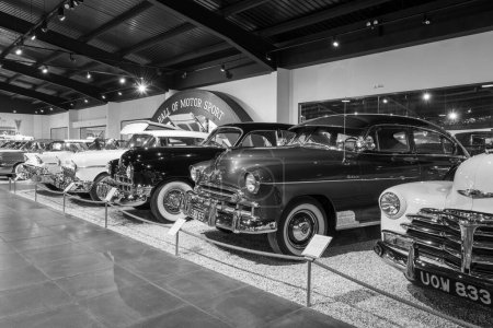 Foto de Sparkford.Somerset.Reino Unido.26 de marzo de 2023.En el Haynes Motor Museum de Somerset se expone una selección de coches clásicos americanos - Imagen libre de derechos