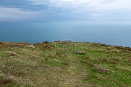 View from the top of Foreland Point of the Bristol Channel