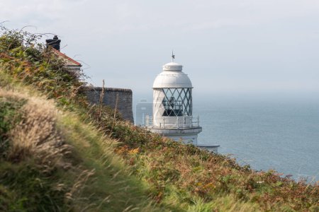 Photo du phare de Foreland à Foreland Point sur la côte nord du Devon