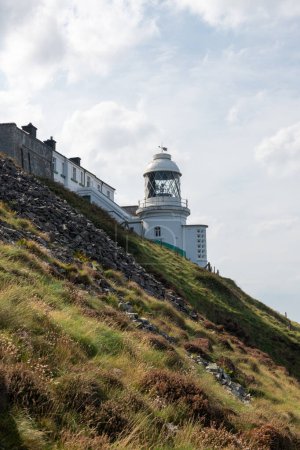 Photo du phare de Foreland à Foreland Point sur la côte nord du Devon
