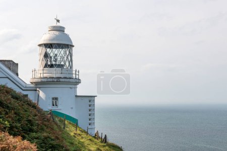 Photo of the Foreland lighthouse at Foreland Point on the north Devon coast