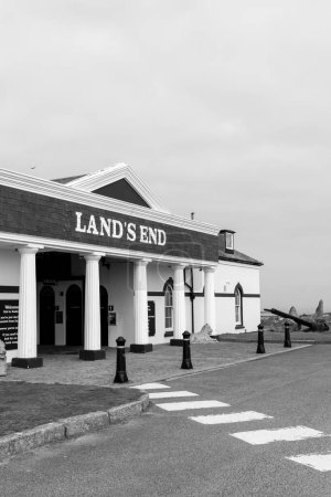 Photo for Lands End.Cornwall.United Kingdom.April 7th 2024.Photo of the entrance to the tourist centre at Lands End in Cornwall - Royalty Free Image