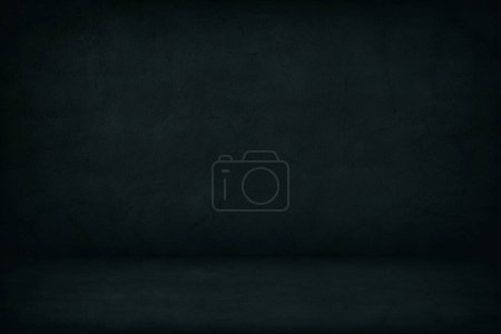 Photo for Dark Concrete Interior Room Background, Suitable for Product Display. - Royalty Free Image