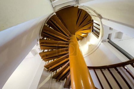 Photo for Bottom View of Spiral Stair. - Royalty Free Image