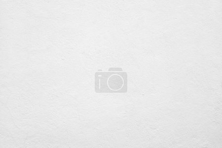 Photo for White Stucco Concrete Wall Texture Background, Suitable for Backdrop and Mockup. - Royalty Free Image