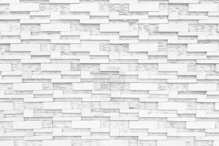 Téléchargez les photos : Texture blanche de mur de brique de Zig Zag pour le fond. - en image libre de droit