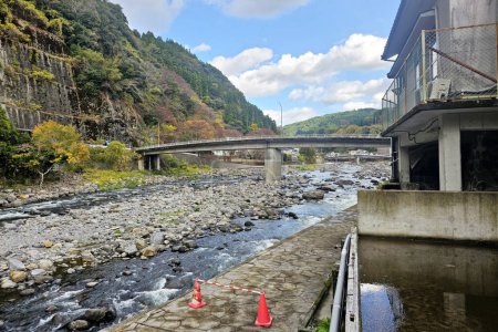 Photo for Scenery of Kusu River at Amagase, Oita Fukuoka Japan. - Royalty Free Image