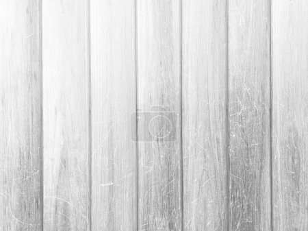 Photo for White Grunge Wooden Fence Background. - Royalty Free Image