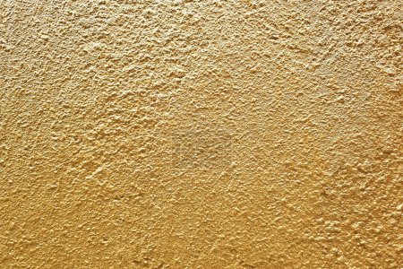 Foto de Textura de pared de estuco dorado para fondo. - Imagen libre de derechos