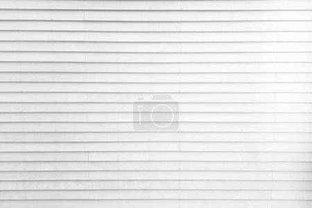 Photo for White Wooden Wall for Background. - Royalty Free Image