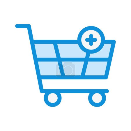 Illustration for Add to cart Vector Icon design Illustratio - Royalty Free Image