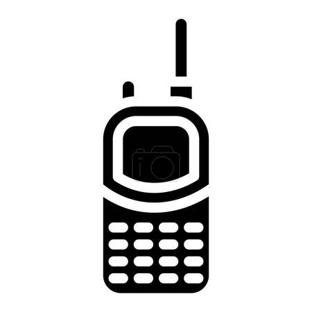 Talkie walkie vectoriel Icône Design Illustration