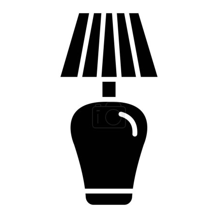 Stehlampe Vector Icon Design Illustration