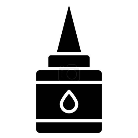 Liquid Glue Vector Icon Design Illustration