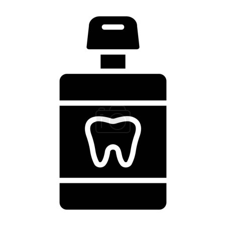 Mouthwash Vector Icon Design Illustration