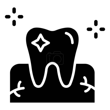 Zahnhygiene Vektor Icon Design Illustration