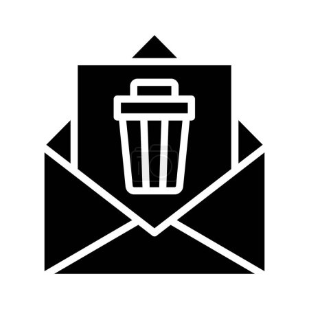 Illustration zum Trash Vector Icon Design