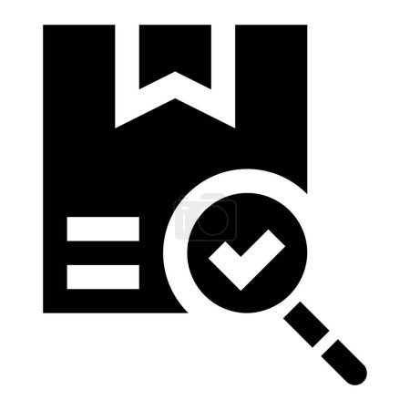 Parcel Search Vector Icon Design Illustration