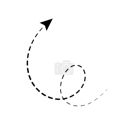 Pfeil Kreis nach oben nach unten schwarze Hand gezeichnet Symbol Illustration Vektor