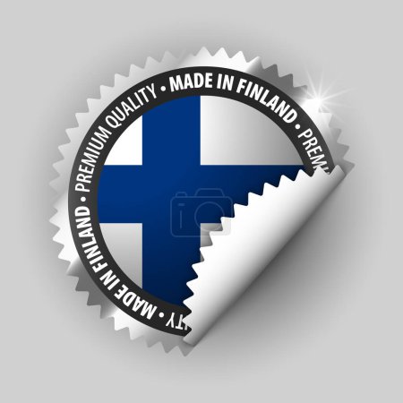 Made in Finland graphic and label. Element of impact for the use you want to make of it.