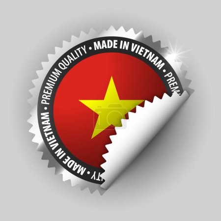 Made in Vietnam graphic and label. Element of impact for the use you want to make of it.