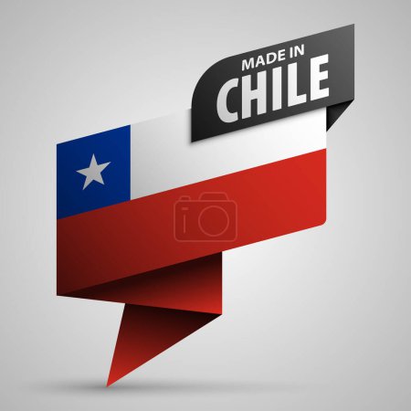 Made in Chile Grafik und Etikett. Element der Wirkung für den Gebrauch, den Sie daraus machen möchten.