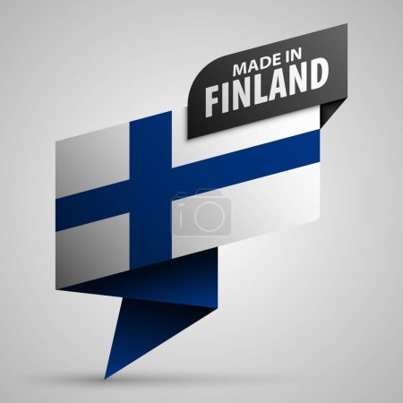 Made in Finland graphic and label. Element of impact for the use you want to make of it.