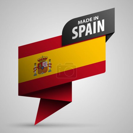 Made in Spain graphic and label. Element of impact for the use you want to make of it.