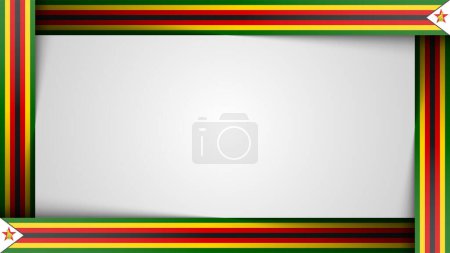 Edge Hintergrund Simbabwe Grafik und Etikett. Element der Wirkung für den Gebrauch, den Sie daraus machen möchten.