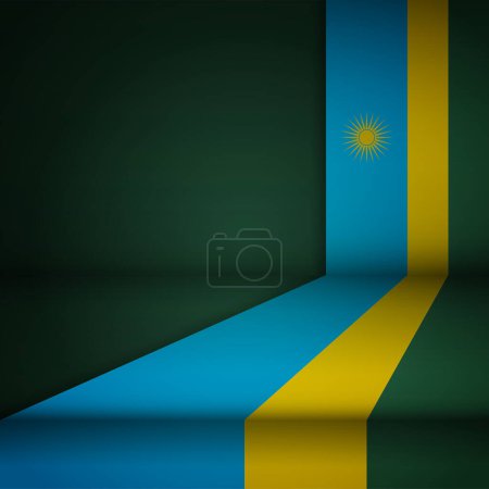 Edge Hintergrund Ruanda Grafik und Etikett. Element der Wirkung für den Gebrauch, den Sie daraus machen möchten.