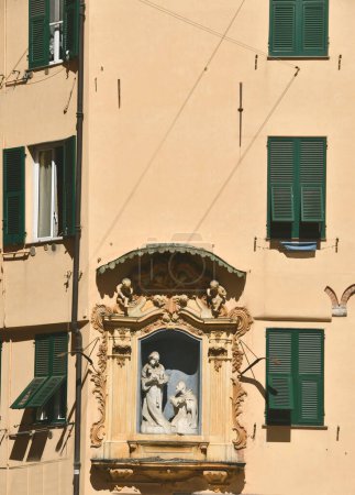 Genoa's buildings are elegant in residential areas and often picturesque with Mediterranean colors in working-class and marina districts