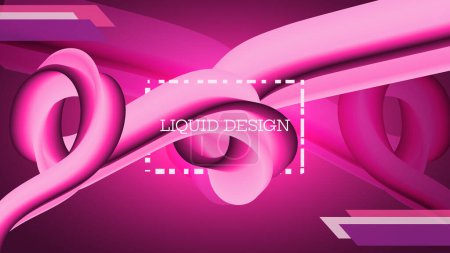 Téléchargez les photos : Abstrait rose liquide fond design - en image libre de droit