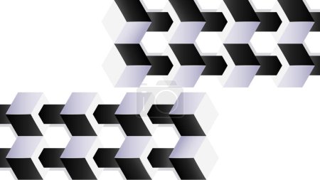 Téléchargez les photos : Abstrait noir et blanc polygone conception de fond - en image libre de droit