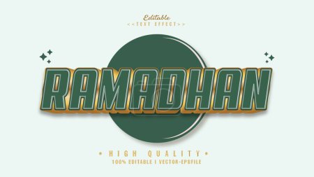 Téléchargez les photos : Effet texte ramadhan modifiable, logo typhographie - en image libre de droit