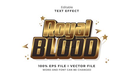 editierbarer königlicher Blut-Text-Effekt